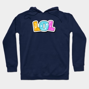 LOL Text Design Hoodie